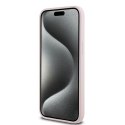 Karl Lagerfeld KLHMP15LSCMKCRHP iPhone 15 Pro 6.1" różowy/pink hardcase Silicone Karl & Choupette MagSafe