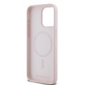 Karl Lagerfeld KLHMP15LSCMKCRHP iPhone 15 Pro 6.1" różowy/pink hardcase Silicone Karl & Choupette MagSafe