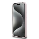 Karl Lagerfeld KLHMP15LSKCHPPLP iPhone 15 Pro 6.1" różowy/pink hardcase Silicone Karl & Choupette MagSafe