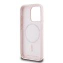 Karl Lagerfeld KLHMP15LSKCHPPLP iPhone 15 Pro 6.1" różowy/pink hardcase Silicone Karl & Choupette MagSafe