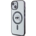 Karl Lagerfeld KLHMP15SHKHNOTK iPhone 15 / 14 / 13 6.1" transparent hardcase IML Karl`s Head MagSafe