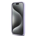 Karl Lagerfeld KLHMP15SSCMKCRHU iPhone 15 6.1" fioletowy/purple hardcase Silicone Karl&Choupette Heads Ring MagSafe