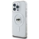 Karl Lagerfeld KLHMP16LHLSKIH iPhone Pro 6.3" biały/white hardcase IML Metal Karl Head MagSafe