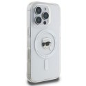 Karl Lagerfeld KLHMP16LHLSKIH iPhone Pro 6.3" biały/white hardcase IML Metal Karl Head MagSafe