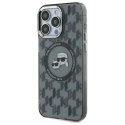Karl Lagerfeld KLHMP16LHMCKMHK iPhone 16 Pro 6.3" czarny/black IML Monogram Karl&Choupette Head MagSafe