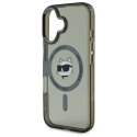 Karl Lagerfeld KLHMP16MHLSCHK iPhone Plus 6.7" czarny/black hardcase IML Metal Choupette Head MagSafe