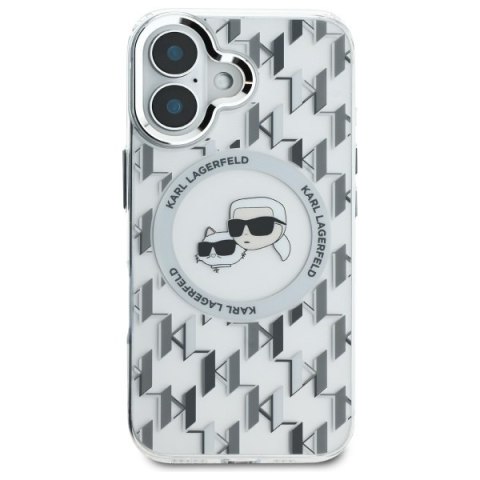Karl Lagerfeld KLHMP16SHMCKMHT iPhone 166.1" przezroczysty/transparent IML Monogram Karl&Choupette Head MagSafe