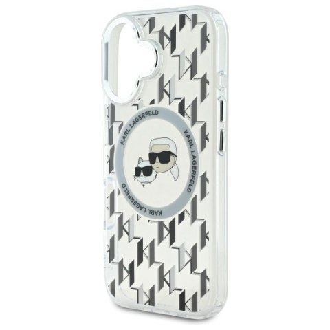 Karl Lagerfeld KLHMP16SHMCKMHT iPhone 166.1" przezroczysty/transparent IML Monogram Karl&Choupette Head MagSafe