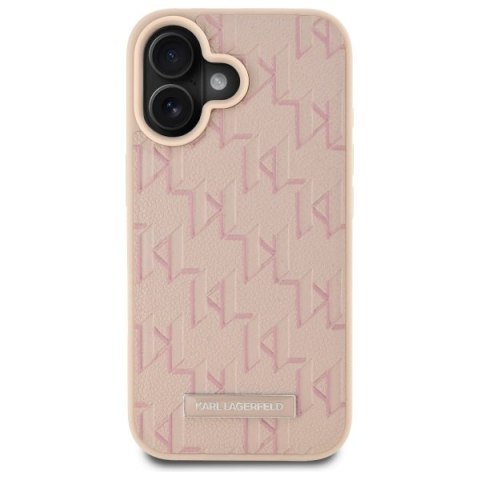 Karl Lagerfeld KLHMP16SPKHPORPP iPhone16 6.1" różowy/pink hardcase Hot Stamp Magsafe