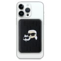 Karl Lagerfeld Powerbank indukcyjnyKLPB5FPGKSKCHK 15W 5000mAh czarny/black Karl&Choupette Head Pin MagSafe