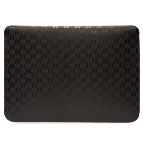 Karl Lagerfeld Sleeve KLCS16SAKHPKK 16" czarny/black Saffiano Monogram Ikonik