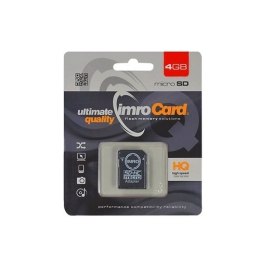 Karta pamięci microSD 4GB Imro + adp 10C