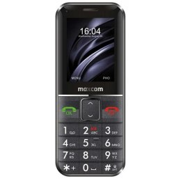 Maxcom Comfort MM735 ze stacją ładującą + opaska SOS czarny/black