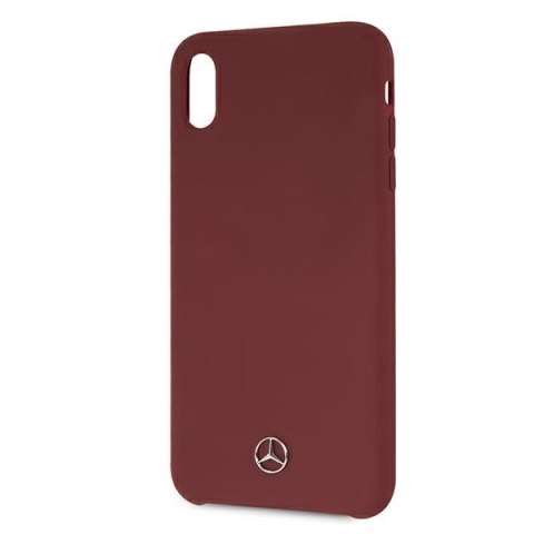 Mercedes MEHCI65SILRE iPhone Xs Maxczerwony/red hardcase Silicone Line