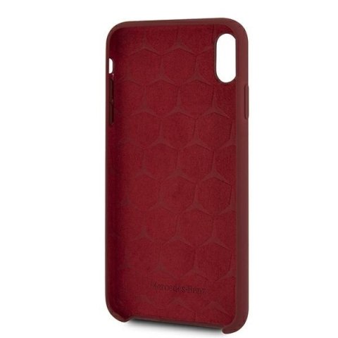 Mercedes MEHCI65SILRE iPhone Xs Maxczerwony/red hardcase Silicone Line