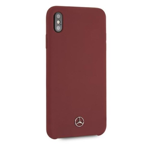 Mercedes MEHCI65SILRE iPhone Xs Maxczerwony/red hardcase Silicone Line
