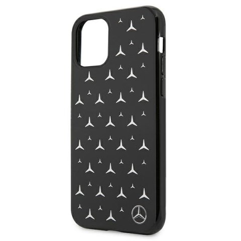 Mercedes MEHCN61ESPBK iPhone 11 / Xr6,1" czarny/black hardcase Silver Stars Pattern