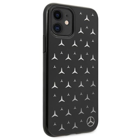 Mercedes MEHCN61ESPBK iPhone 11 / Xr6,1" czarny/black hardcase Silver Stars Pattern