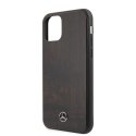 Mercedes MEHCN65VWOBR iPhone 11 Pro Max hard case brązowy/brown Wood Line Rosewood