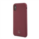 Mercedes MEHCPXSILRE iPhone X/ Xs hard case czerwony/red