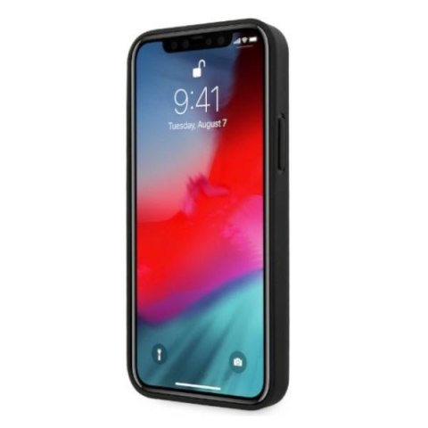 Mercedes MEHCP12LCDOBK iPhone 12 Pro Max6,7" czarny/black hardcase Leather Perforated Area