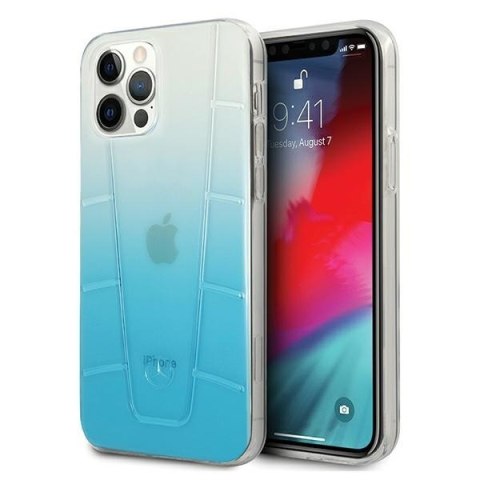 Mercedes MEHCP12LCLGBL iPhone 12 Pro Max6,7" niebieski/blue hardcase Transparent Line