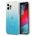 Mercedes MEHCP12MCLGBL iPhone 12/12 Pro6,1" niebieski/blue hardcase Transparent Line