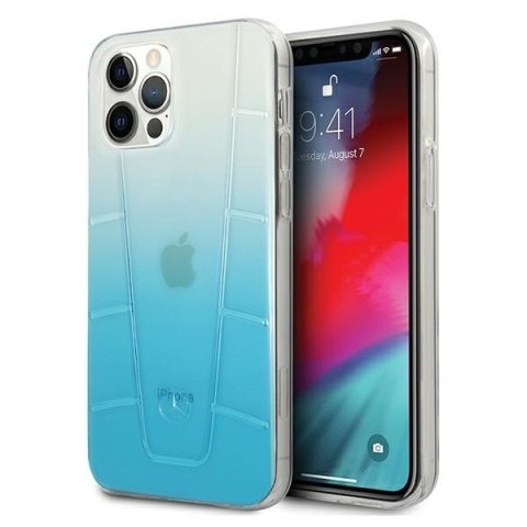 Mercedes MEHCP12MCLGBL iPhone 12/12 Pro6,1" niebieski/blue hardcase Transparent Line