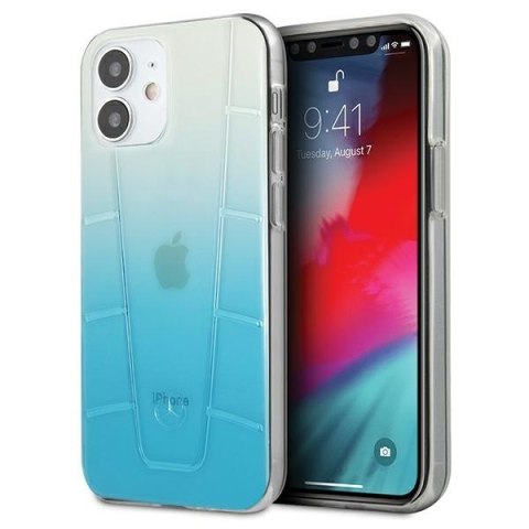 Mercedes MEHCP12SCLGBL iPhone 12 mini5,4" niebieski/blue hardcase Transparent Line