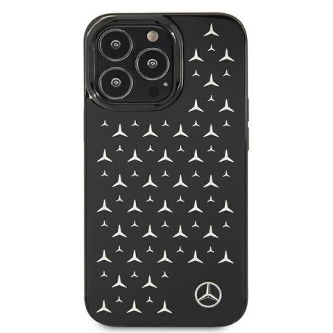 Mercedes MEHCP13LESPBK iPhone 13Pro / 13 6,1" czarny/black hardcase Silver Stars Pattern