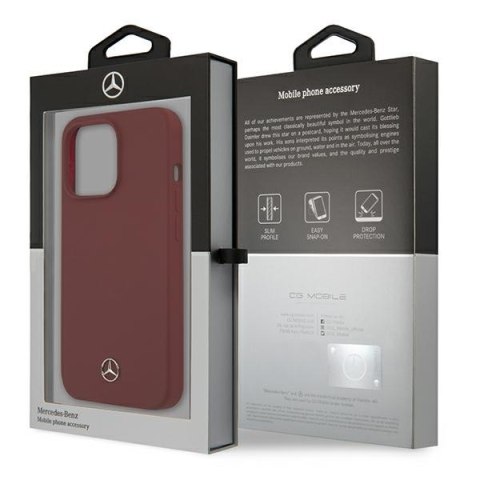 Mercedes MEHCP13LSILRE iPhone 13 Pro /13 6,1" czerwony/red hardcase Silicone Line