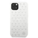 Mercedes MEHCP13MESPWH iPhone 13 / 14/ 15 6.1" biały/white hardcase Silver Stars Pattern