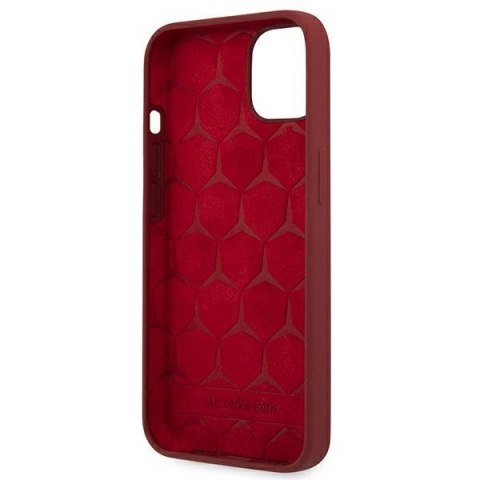 Mercedes MEHCP13MSILRE iPhone 13 / 14 / 15 6.1" czerwony/red hardcase Silicone Line
