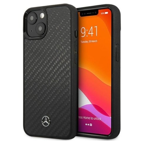 Mercedes MEHCP13SRCABK iPhone 13 mini5,4" czarny/black carbon hardcase Dynamic Line