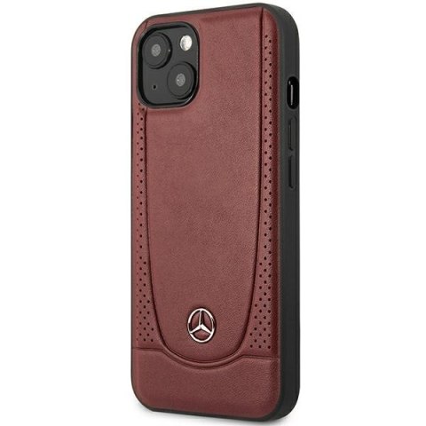 Mercedes MEHCP14MARMRE iPhone 14 Plus /15 Plus 6,7" czerwony/red hardcase Leather Urban Bengale