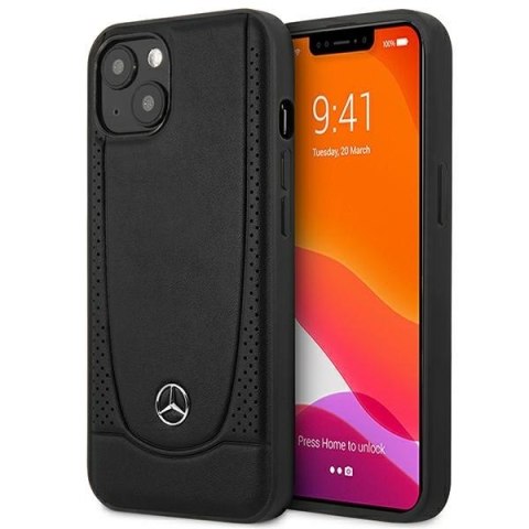 Mercedes MEHCP15MARMBK iPhone 15 Plus / 14 Plus 6.7" czarny/black hardcase Leather Urban