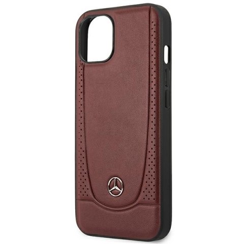 Mercedes MEHCP15SARMRE iPhone 15 / 14 / 13 6.1" czerwony/red hardcase Leather Urban Bengale