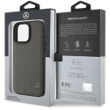Mercedes MEHCP16X23RBCSB iPhone 16 ProMax 6.9" brązowy/brown hardcase MB Curved Stitches Leather