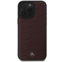 Mercedes MEHCP16X23RWRSR iPhone 16 Pro Max 6.9" czerwony/red hardcase MB Waves Leather