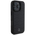 Mercedes MEHCP16L23RWRSK iPhone 16 Pro6.3" czarny/black hardcase MB Waves Leather