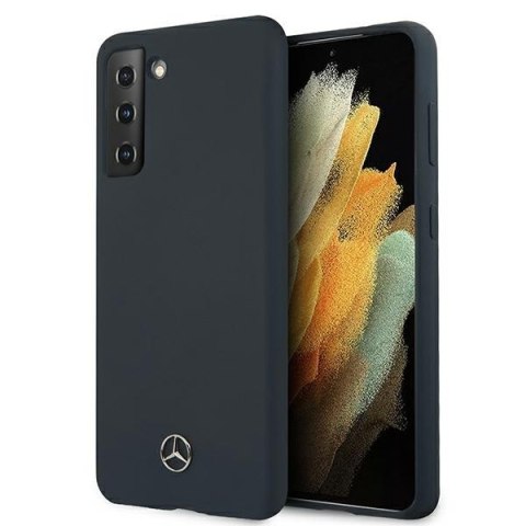 Mercedes MEHCS21SSILNA S21 G991niebieski/blue hardcase Silicone Line