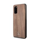Mercedes MEHCS62VWOLB S20 G980hard case brązowy/brown Wood Line Walnut