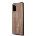 Mercedes MEHCS67VWOLB S20+ G985hard case brązowy/brown Wood Line Walnut