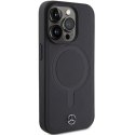 Mercedes MEHMP15L23RCMK iPhone 15 Pro 6.1" czarny/black hardcase Smooth Leather MagSafe