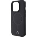Mercedes MEHMP15L23RCMK iPhone 15 Pro 6.1" czarny/black hardcase Smooth Leather MagSafe