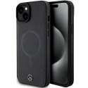 Mercedes MEHMP15M23RCMK iPhone 15 Plus / 14 Plus 6.7" czarny/black hardcase Smooth Leather MagSafe