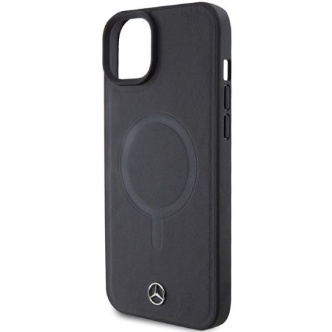 Mercedes MEHMP15M23RCMK iPhone 15 Plus / 14 Plus 6.7" czarny/black hardcase Smooth Leather MagSafe