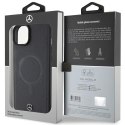 Mercedes MEHMP15M23RCMK iPhone 15 Plus / 14 Plus 6.7" czarny/black hardcase Smooth Leather MagSafe