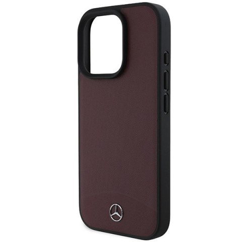 Mercedes MEHMP16X23RBARR iPhone16 Pro Max 6.9" czerwony/red hardcase Textured And Plain Leather MagSafe