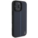 Mercedes MEHMP16X23RURBV iPhone 16 Pro Max 6.9" granatowy/navy hardcase MB Blue Line Leather MagSafe